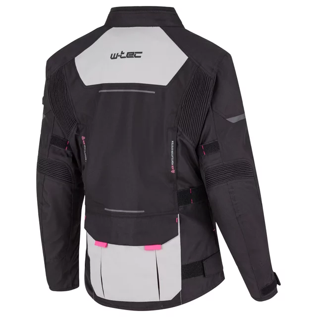 Dámska moto bunda W-TEC Xenia - čierno-šedá