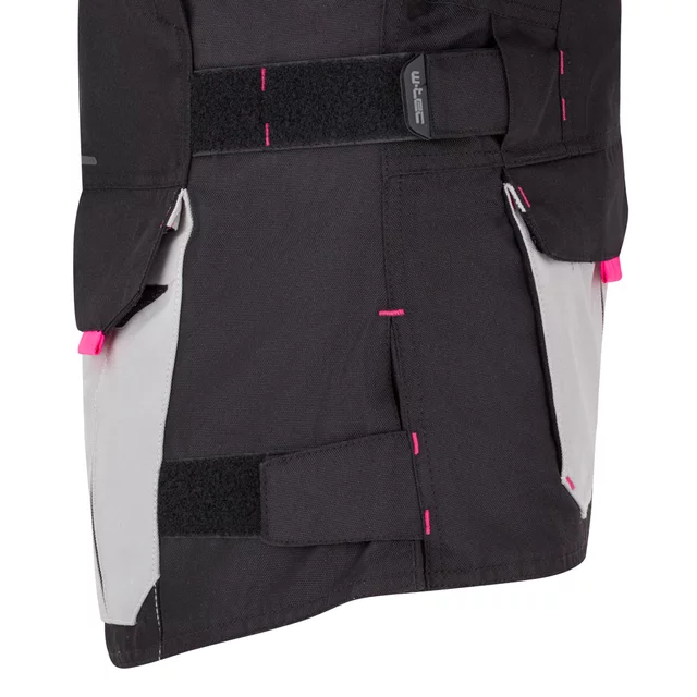 Dámska moto bunda W-TEC Xenia - čierno-šedá