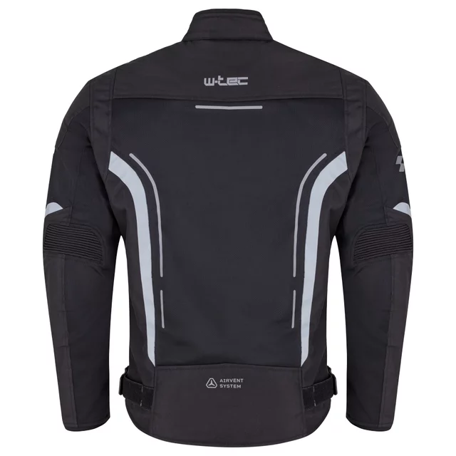 Letná pánska moto bunda W-TEC Mirelio - čierno-šedá