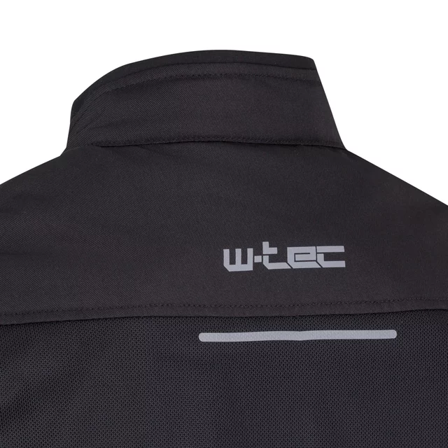 Letná pánska moto bunda W-TEC Mirelio - čierno-šedá