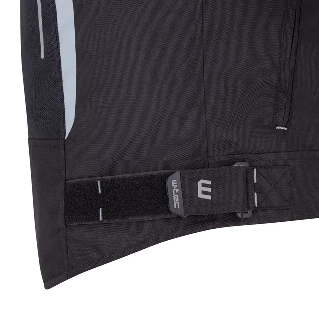 Letná pánska moto bunda W-TEC Mirelio - čierno-šedá