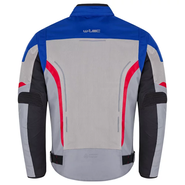 Letná pánska moto bunda W-TEC Mirelio - čierno-šedá