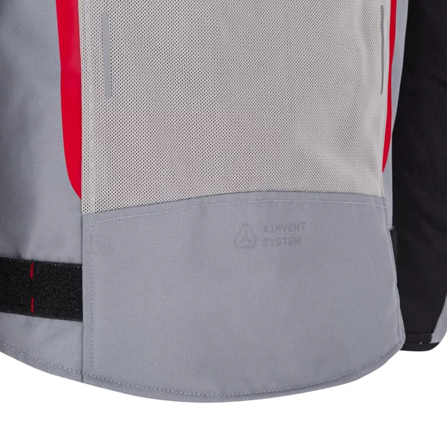 Letná pánska moto bunda W-TEC Mirelio - čierno-šedá