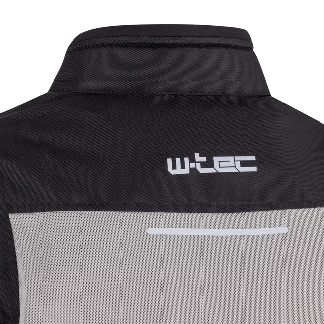 Letná dámska moto bunda W-TEC Mirelia - čierno-šedo-ružová
