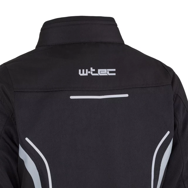 Letná dámska moto bunda W-TEC Mirelia - čierno-šedo-ružová