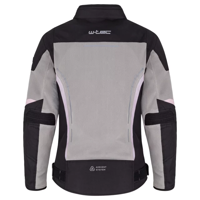Letná dámska moto bunda W-TEC Mirelia - čierno-šedá
