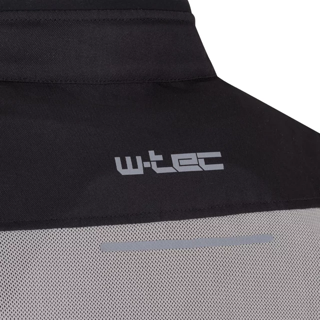 Letná dámska moto bunda W-TEC Mirelia - čierno-šedá