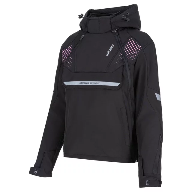 Dámska softshellová moto bunda W-TEC Annorack Lady - čierno-piesková