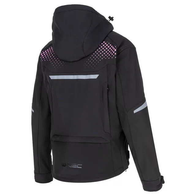Dámska softshellová moto bunda W-TEC Annorack Lady - čierno-piesková