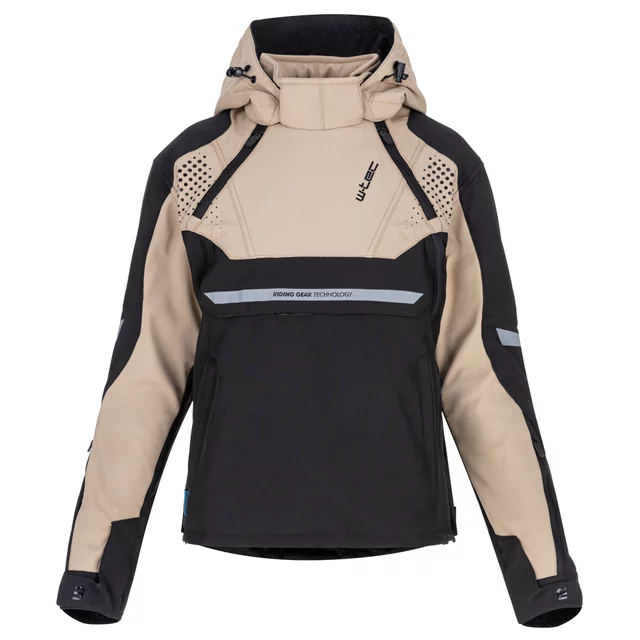 Dámska softshellová moto bunda W-TEC Annorack Lady - čierno-piesková