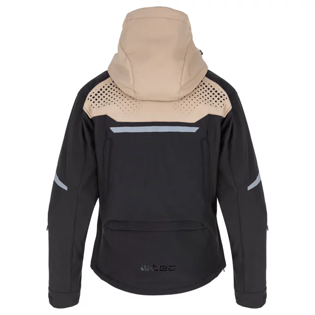 Dámska softshellová moto bunda W-TEC Annorack Lady - čierno-piesková