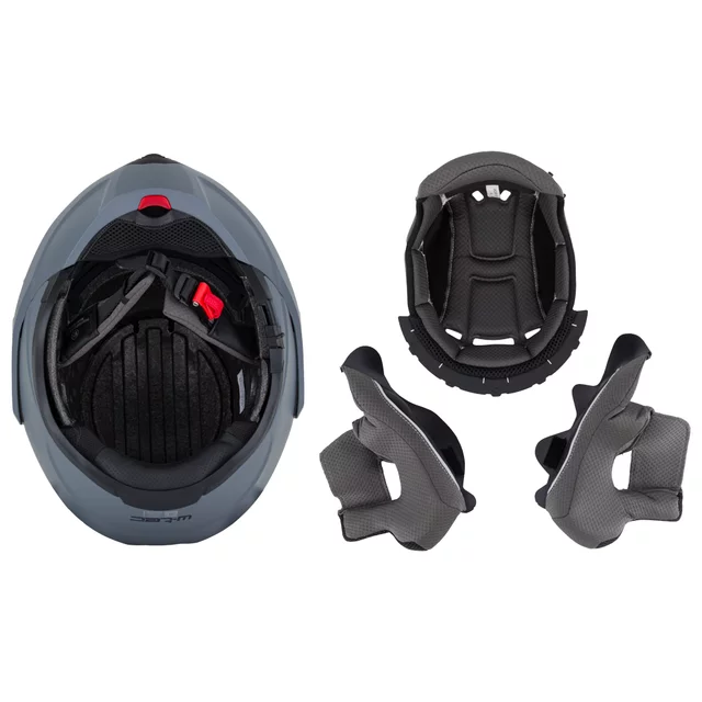 Preklápacia moto prilba W-TEC Sabron P/J - Nardo Grey