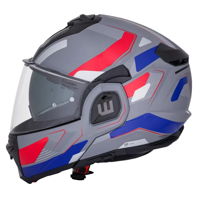 Preklápacia moto prilba W-TEC Zoroz P/J - Glossy Tricolor
