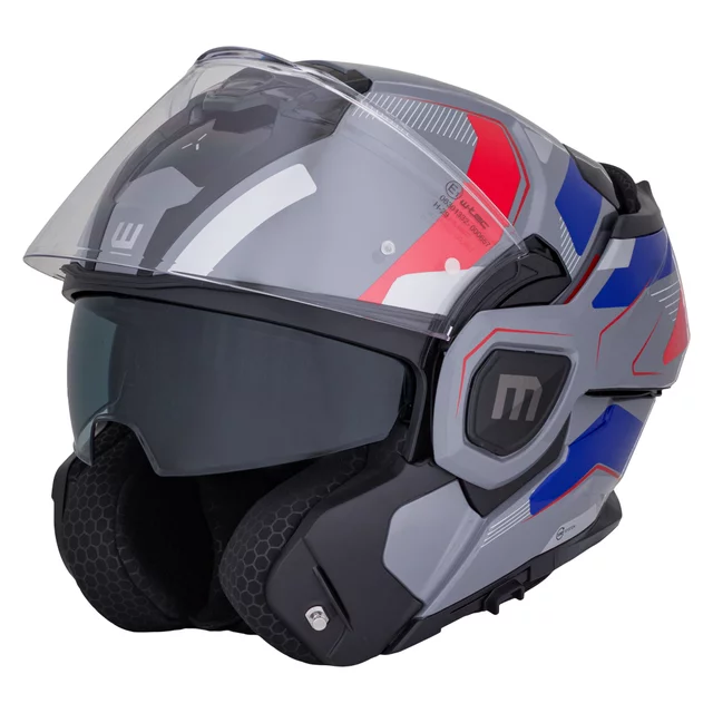 Preklápacia moto prilba W-TEC Zoroz P/J - Glossy Tricolor