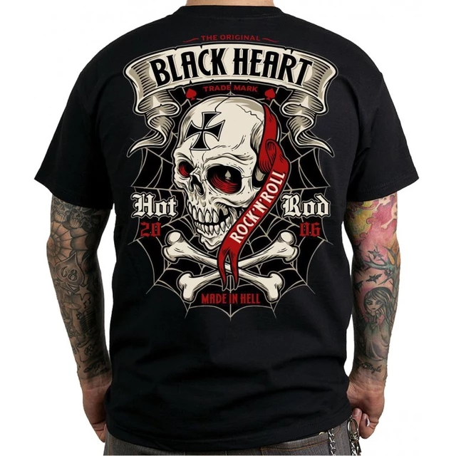 Tričko BLACK HEART Crusty Demons - čierna - čierna