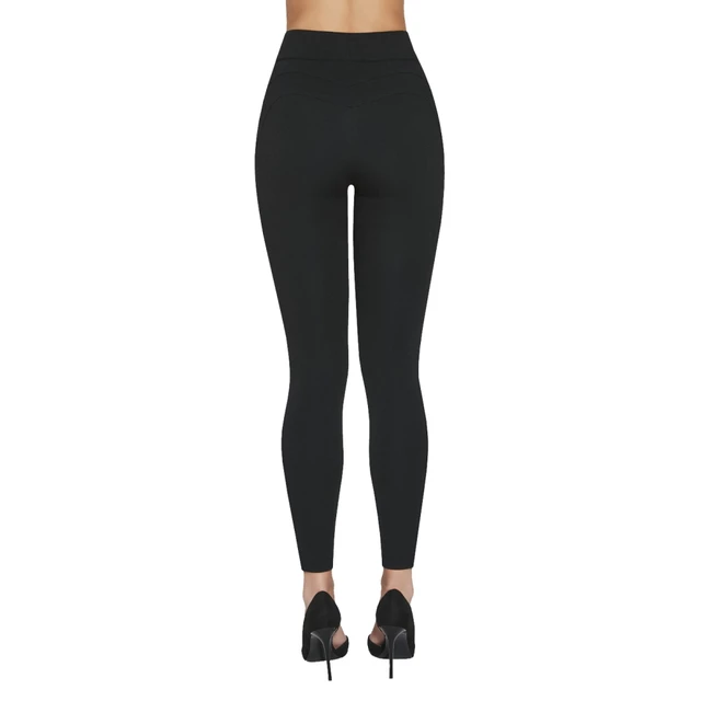 Dámske push-up legíny BAS BLEU Perrie Black - čierna