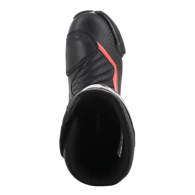 Moto topánky Alpinestars S-MX 6 čierna/šedá/červená fluo - čierna/šedá/červená fluo