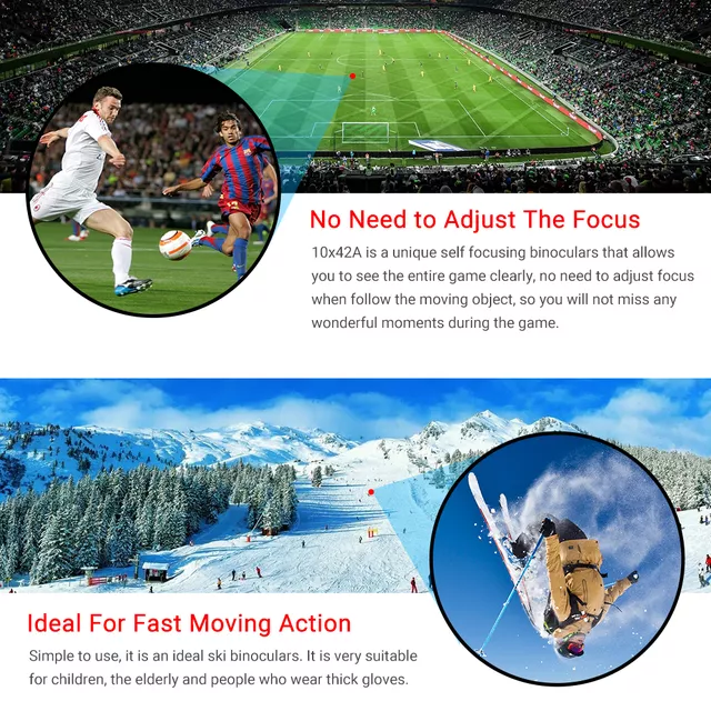 Ďalekohľad Apexel 10x42 AutoFocus