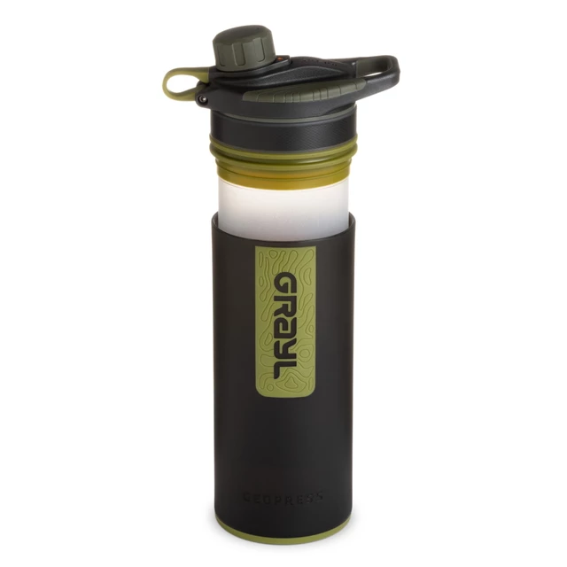 Filtračná fľaša Grayl Geopress Purifier - Camo Black