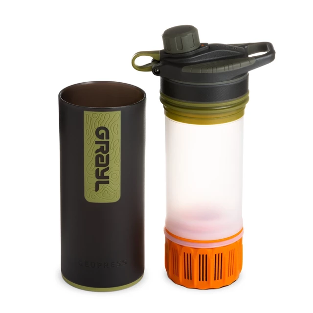 Filtračná fľaša Grayl Geopress Purifier - Camo Black