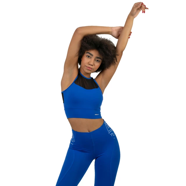 Vystužená športová podprsenka Nebbia FIT Activewear 437 - blue