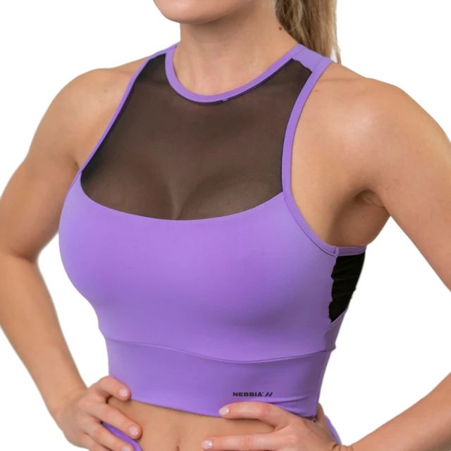 Vystužená športová podprsenka Nebbia FIT Activewear 437 - blue