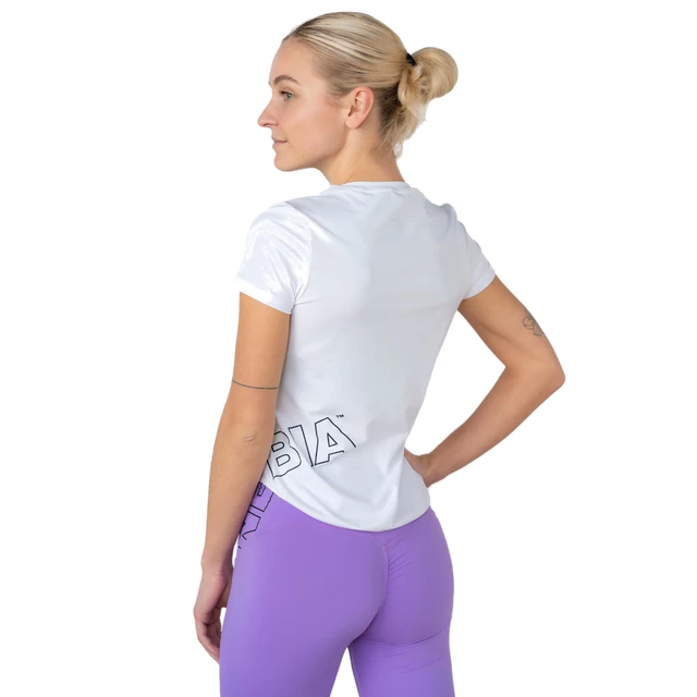 Dámske funkčné tričko s krátkym rukávom Nebbia FIT Activewear 440 - White