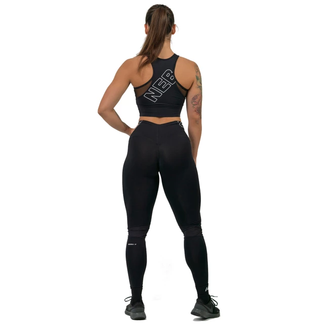 Dámske legíny s vysokým pásom Nebbia FIT Activewear 443 - Black