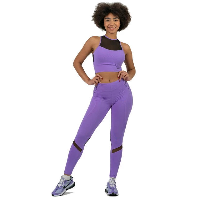 Dámske legíny s vysokým pásom Nebbia FIT Activewear 443 - Black
