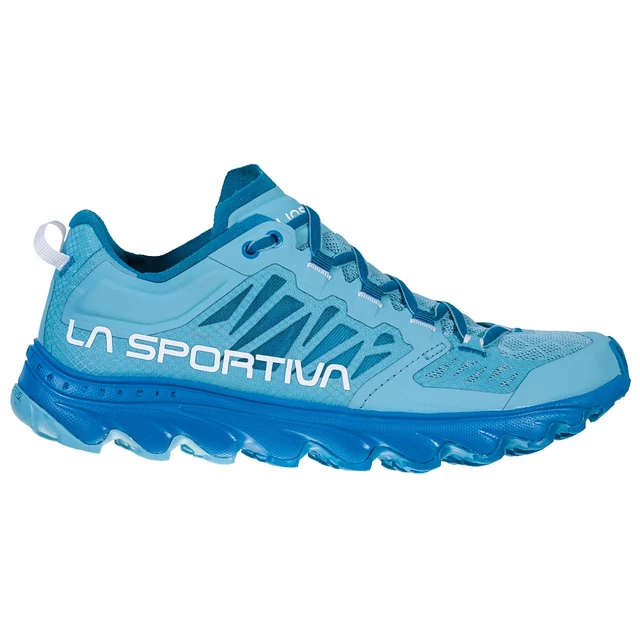 Dámske bežecké topánky La Sportiva Helios III Woman - Topaz/Red Plum