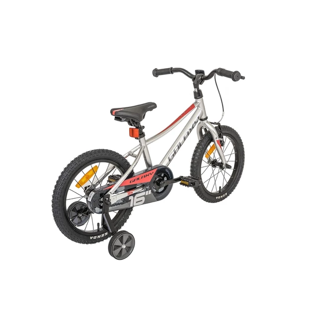 Detský bicykel Galaxy Mira 16" 9.0 - strieborná