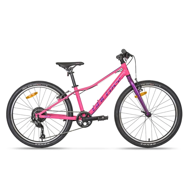 Juniorský bicykel Galaxy Kentaur 24" 9.0 - ružová - ružová