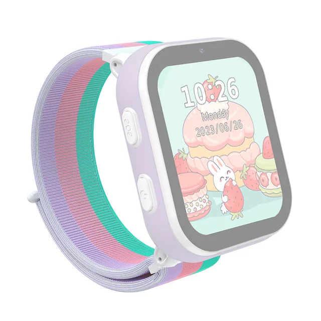 Náhradný remienok pre inteligentné hodinky inSPORTline Cubbio - ružovo-zeleno-fialová