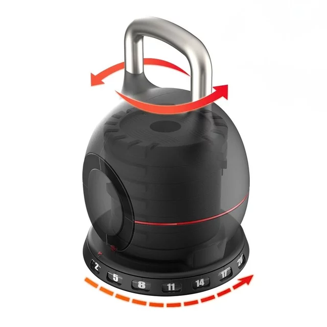 Nastaviteľný ketlebel inSPORTline Xtrabell 2-20 kg