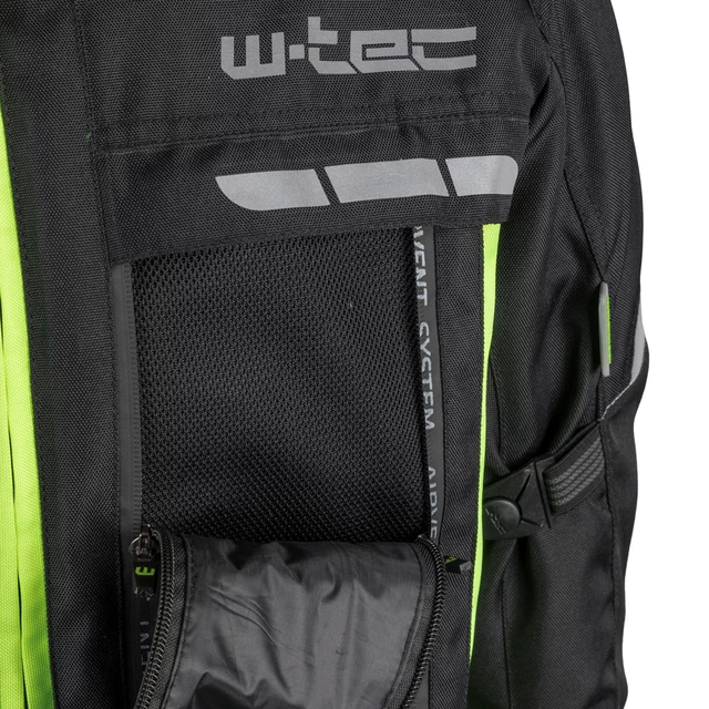 Moto bunda W-TEC Gelnair - 2.akosť - čierno-zelená