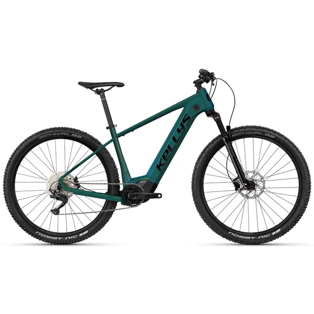 Horský elektrobicykel KELLYS TYGON R50 P 29" 725 Wh 8.0 - Steel Blue - Magic Green
