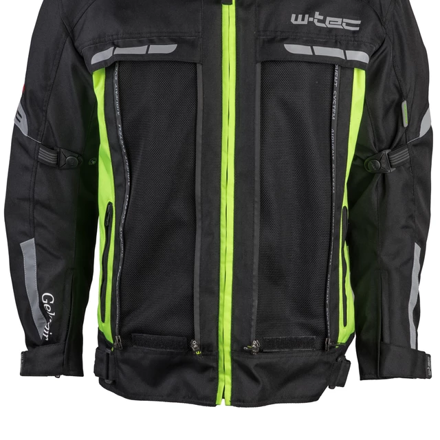 Moto bunda W-TEC Gelnair - 2.akosť - čierno-zelená