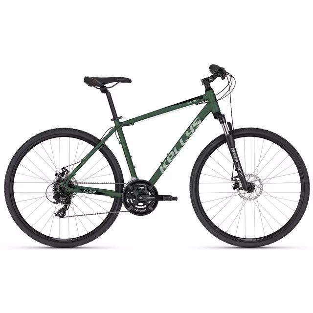 Pánsky crossový bicykel KELLYS CLIFF 70 28" - model 2025 - Moss Green - Moss Green