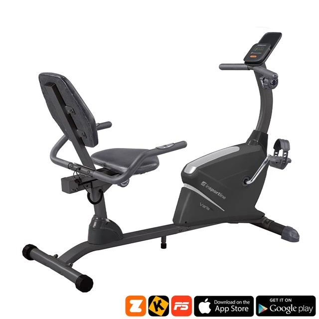 Recumbent inSPORTline Varis - čierna - čierna