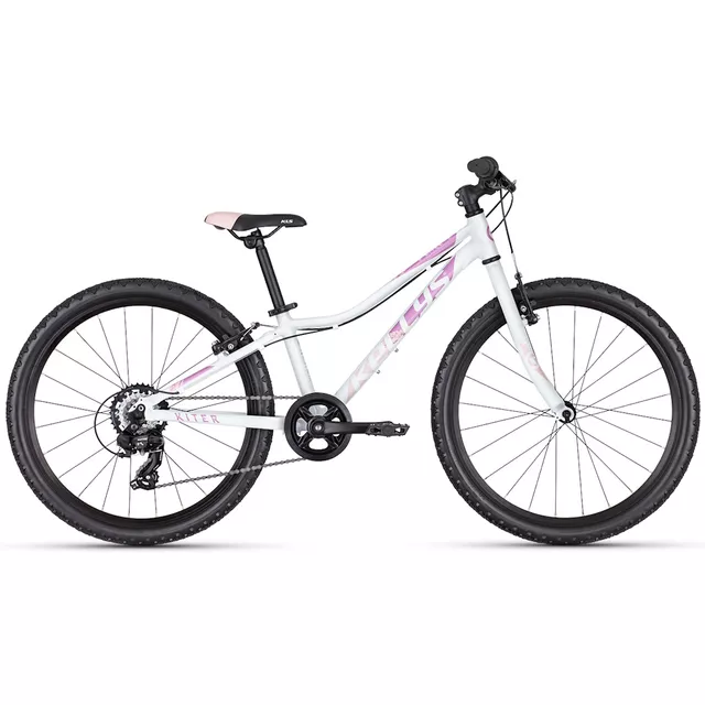 Juniorský dievčenský bicykel KELLYS KITER 30 24" - model 2025 - White - White