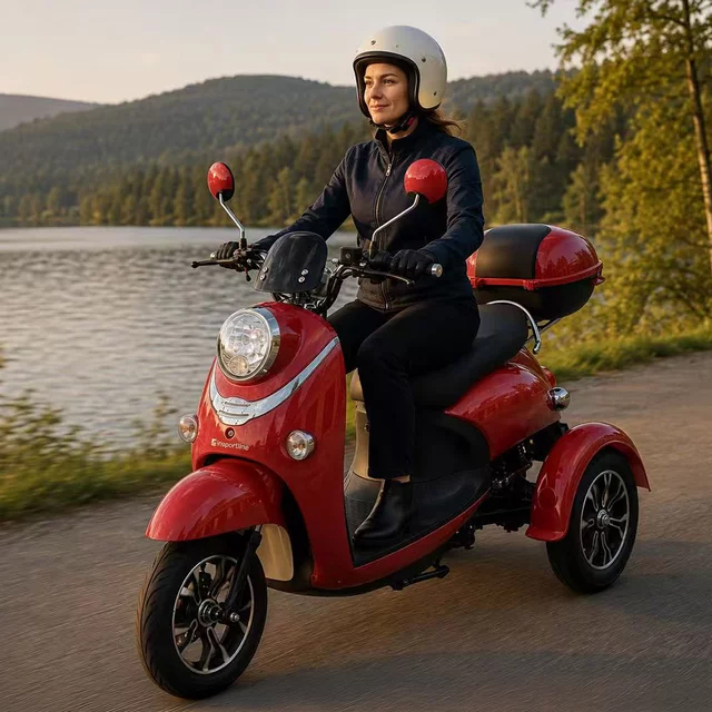 Elektrický trojkolesový vozík inSPORTline Tarra • 25km/h • až 45km dojazd