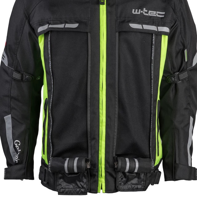Moto bunda W-TEC Gelnair - 2.akosť - čierno-zelená
