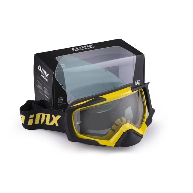 Motokrosové okuliare iMX Dust - Yellow-Black Matt