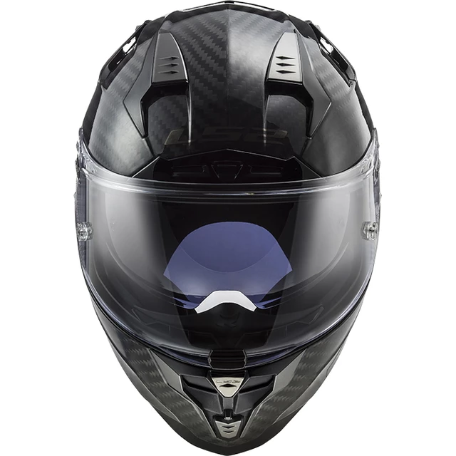 Moto prilba LS2 FF327 Challenger C Carbon Solid - Black
