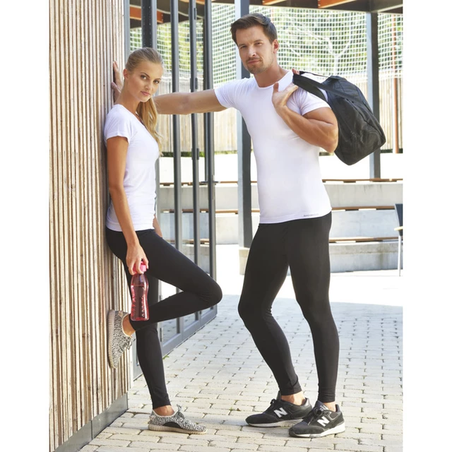 Unisex legíny EcoBamboo - čierna