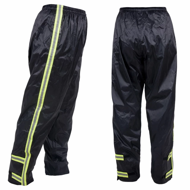 Pršiplášťové moto nohavice W-TEC Rainy - čierno-žltá