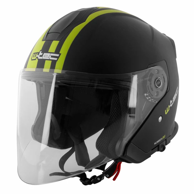 Moto prilba W-TEC V586 - biela perleť