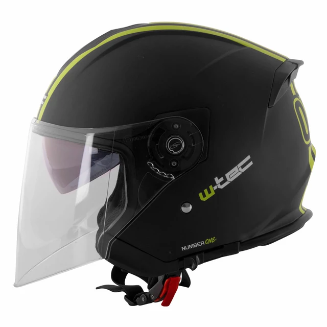 Moto prilba W-TEC V586 - biela perleť