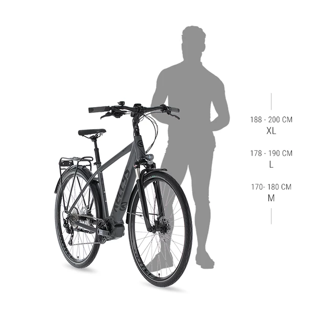 Trekingový elektrobicykel KELLYS E-Carson 30 LTD 725Wh 28" 7.0 - Grey
