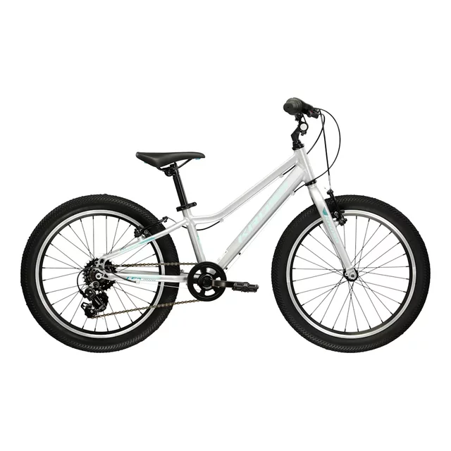 Detský bicykel Kross Lea Mini 1.0 20" - model 2026 - strieborná/tyrkysová/lesk - strieborná/tyrkysová/lesk